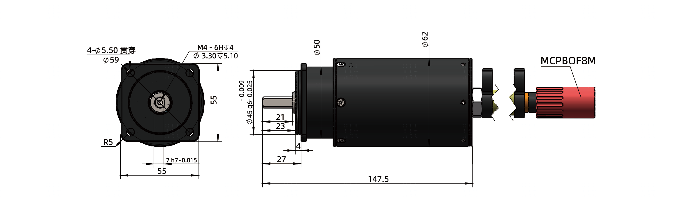 Z2-100 Rotary Actuator